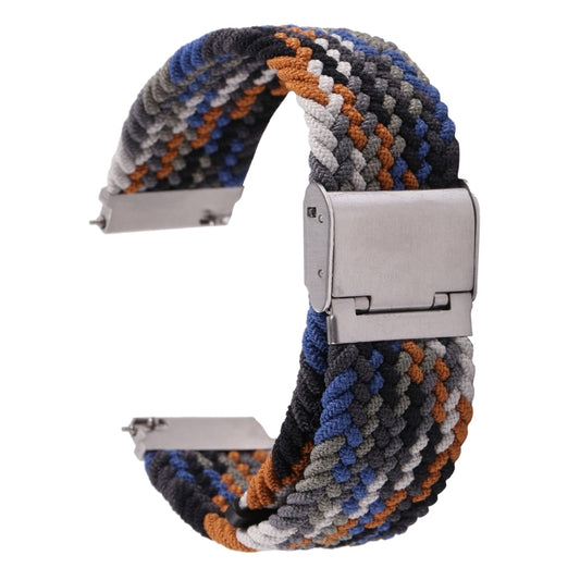 For Samsung Galaxy Watch 6 / 6 Classic Nylon Braided Metal Buckle Watch Band(Denim) by buy2fix