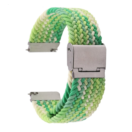 For Samsung Galaxy Watch 6 / 6 Classic Nylon Braided Metal Buckle Watch Band(Turquoise) by buy2fix