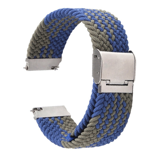 For Samsung Galaxy Watch 6 / 6 Classic Nylon Braided Metal Buckle Watch Band(Z Blue Green) by buy2fix