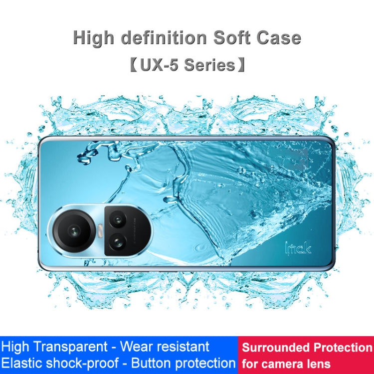 For OPPO Reno10 Pro 5G Global IMAK UX-5 Series Transparent TPU Phone Case(Transparent) - OPPO Cases by imak | Online Shopping UK | buy2fix