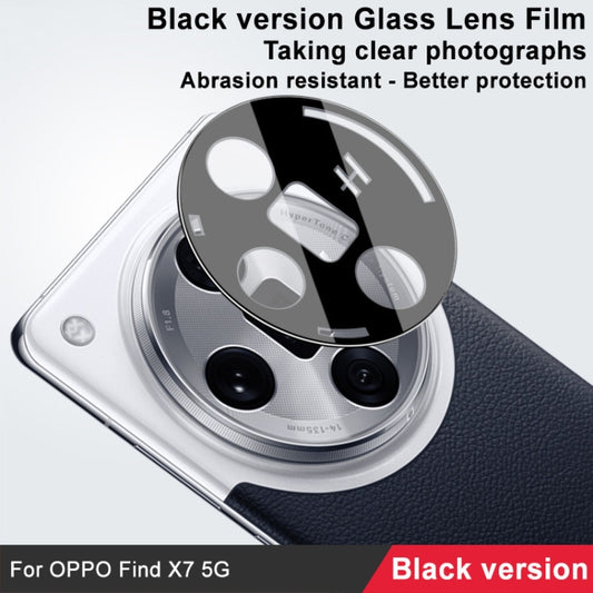 For OPPO Find X7 5G IMAK Rear Camera Lens Glass Film Black Version by imak