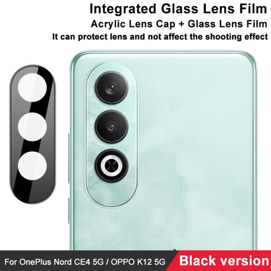 For OnePlus Nord CE4 5G / OPPO K12 5G imak High Definition Integrated Glass Lens Film Black Version by imak