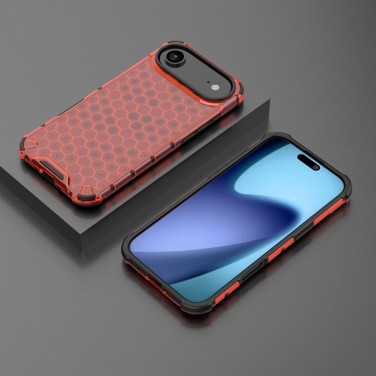For iPhone Air Honeycomb Shockproof Phone Case(Red) - iPhone Air Cases by buy2fix | Online Shopping UK | buy2fix