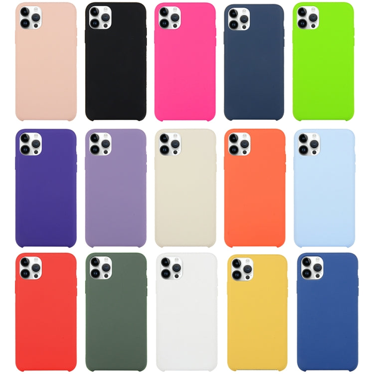 Solid Silicone Phone Case For iPhone 16(Dark Green) - iPhone 16 Cases by buy2fix | Online Shopping UK | buy2fix