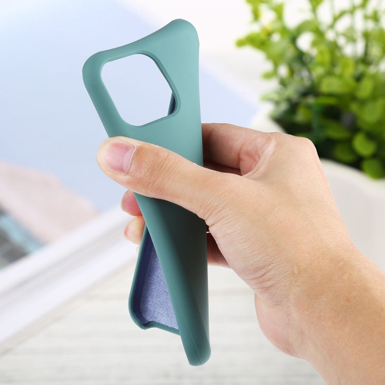 Solid Silicone Phone Case For iPhone 16(Dark Blue) - iPhone 16 Cases by buy2fix | Online Shopping UK | buy2fix