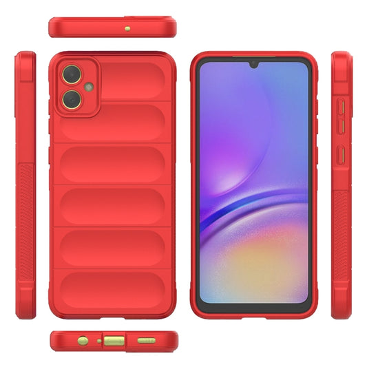 For Samsung Galaxy A05 4G Magic Shield TPU + Flannel Phone Case(Red) by buy2fix