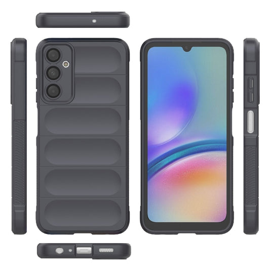 For Samsung Galaxy A05s 4G Magic Shield TPU + Flannel Phone Case(Dark Grey) by buy2fix