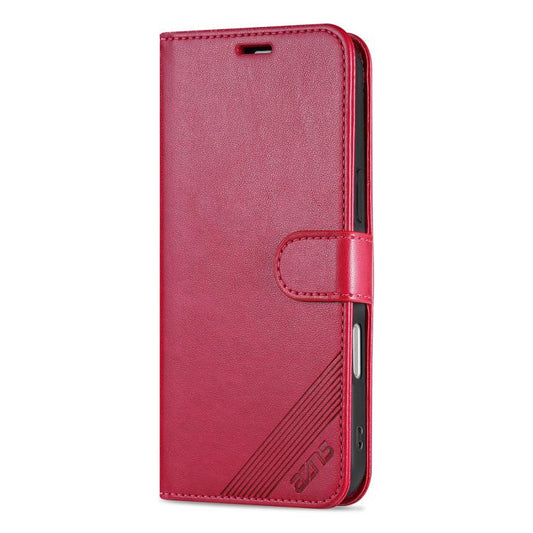 For iPhone Air AZNS Sheepskin Texture Flip Leather Phone Case(Red) - iPhone Air Cases by AZNS | Online Shopping UK | buy2fix