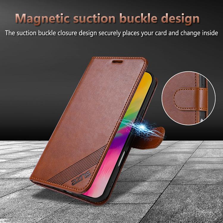 For iPhone Air AZNS Sheepskin Texture Flip Leather Phone Case(Red) - iPhone Air Cases by AZNS | Online Shopping UK | buy2fix
