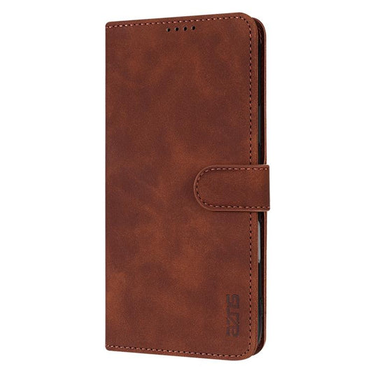 For iPhone Air AZNS Skin Feel Calf Texture Flip Leather Phone Case(Brown) - iPhone Air Cases by AZNS | Online Shopping UK | buy2fix