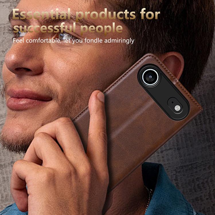 For iPhone 17 Air AZNS Magnetic Calf Texture Flip Leather Phone Case(Red) - iPhone 17 Air Cases by AZNS | Online Shopping UK | buy2fix