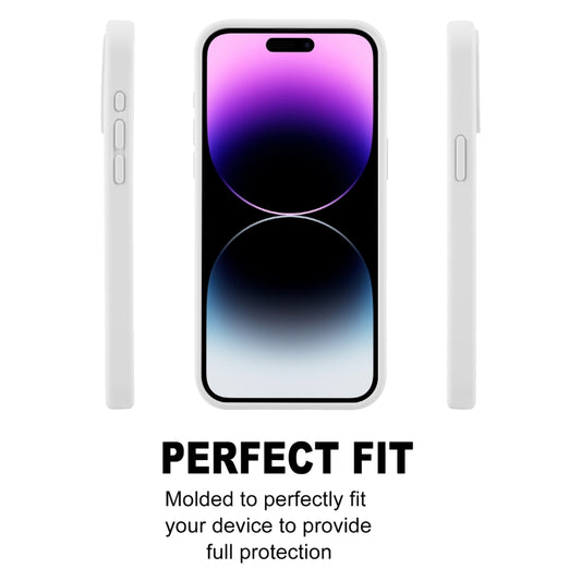 For iPhone 15 Pro GOOSPERY SILICONE Silky Soft TPU Phone Case(White) - iPhone 15 Pro Cases by GOOSPERY | Online Shopping UK | buy2fix