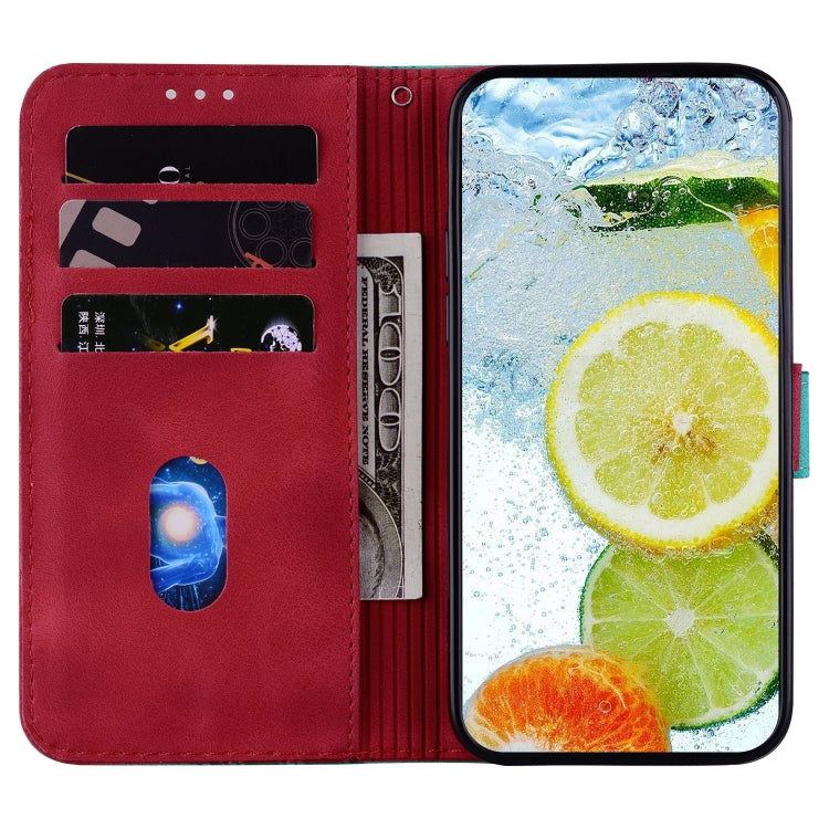 For OnePlus 11 Double 8-shaped Embossed Leather Phone Case(Red) - OnePlus Cases by buy2fix | Online Shopping UK | buy2fix