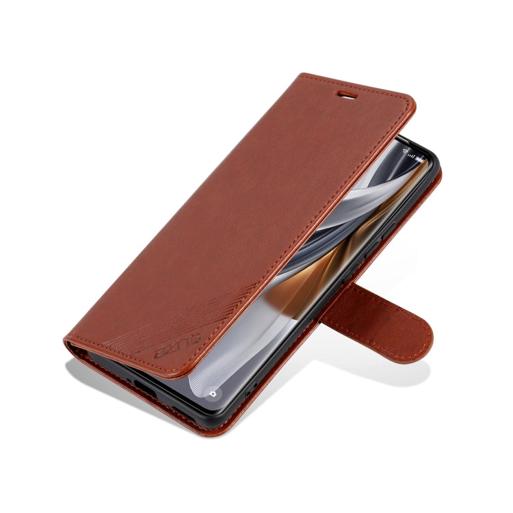 For Huawei Pura 70 Pro / 70 Pro+ AZNS Sheepskin Texture Flip Leather Phone Case(Brown) by AZNS