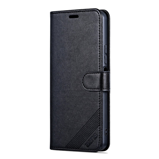 For Huawei Mate 70 AZNS Sheepskin Texture Flip Leather Phone Case(Black) - Huawei Cases by AZNS | Online Shopping UK | buy2fix
