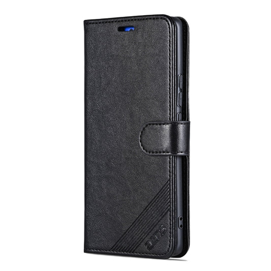 For OPPO Find X8 AZNS Sheepskin Texture Flip Leather Phone Case(Black) by AZNS