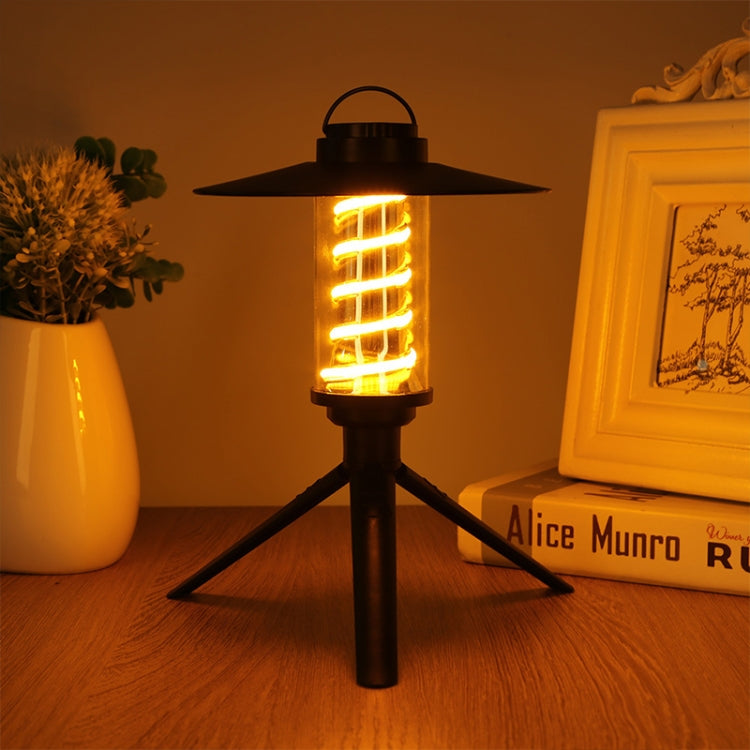 USB-C / Type-C Outdoor Portable Camping Night Light Set, Flashlight + Shade + Tripod by buy2fix
