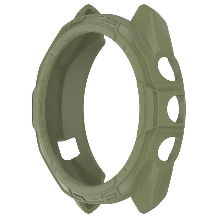 For Garmin Approach S70 47mm Armor Hollow Watch Protective Case(Green) - Watch Cases by buy2fix | Online Shopping UK | buy2fix