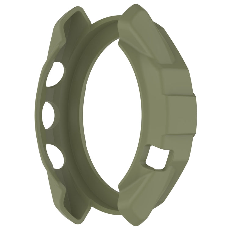 For Garmin Approach S70 47mm Armor Hollow Watch Protective Case(Green) - Watch Cases by buy2fix | Online Shopping UK | buy2fix