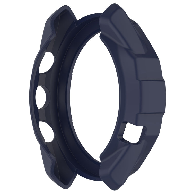 For Garmin Approach S70 42mm Armor Hollow Watch Protective Case(Midnight Blue) - Watch Cases by buy2fix | Online Shopping UK | buy2fix
