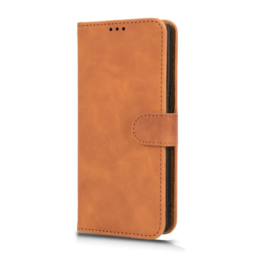 For Blackview A200 Pro Skin Feel Magnetic Flip Leather Phone Case(Brown) by buy2fix