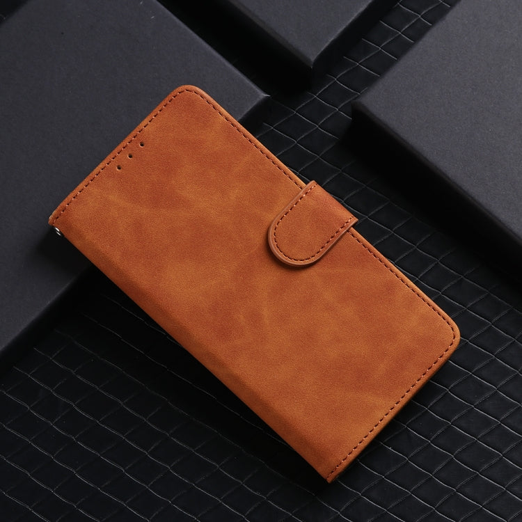 For Nothing CMF Phone 1 Skin Feel Magnetic Flip Leather Phone Case(Brown) - Nothing Cases by buy2fix | Online Shopping UK | buy2fix