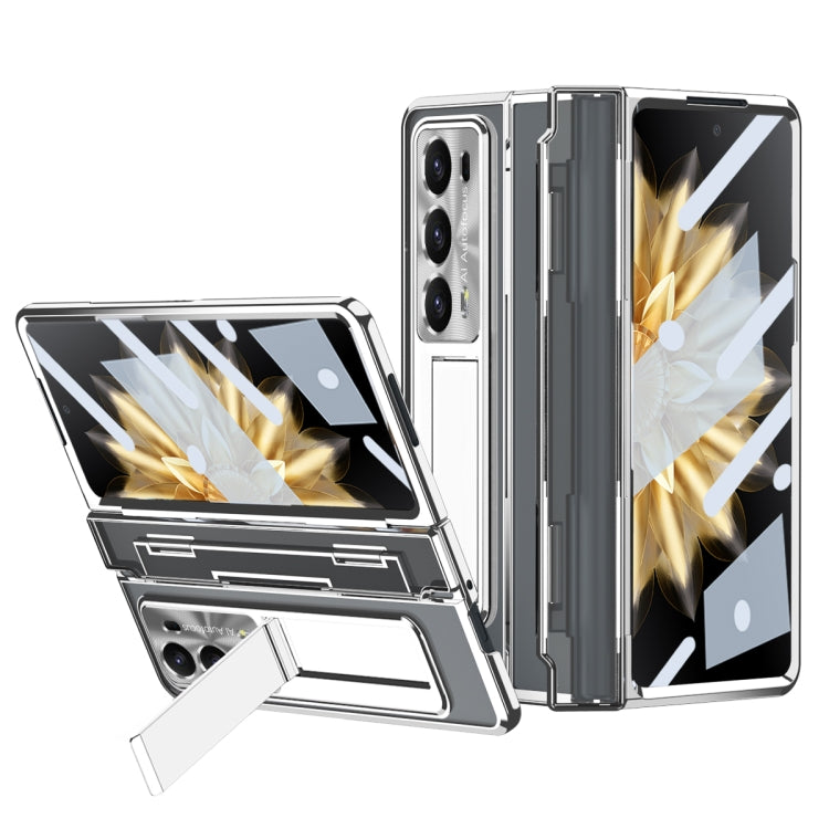For Honor Magic V2 Phantom Armor Series Integrated Folding Phone Case(Silver) - Honor Cases by buy2fix | Online Shopping UK | buy2fix