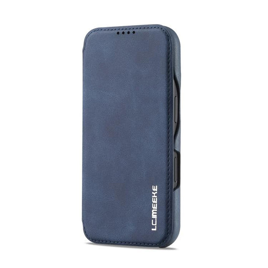 For iPhone 17 LC.IMEEKE Hon Ancient Series Flip Leather Phone Case(Blue) - iPhone 17 Cases by LC.IMEEKE | Online Shopping UK | buy2fix