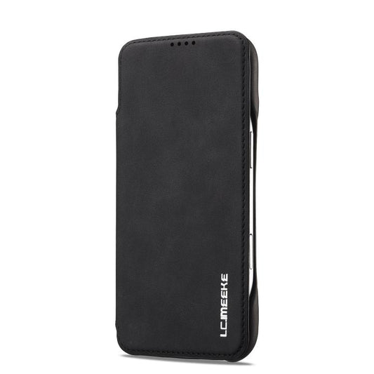 For iPhone Air LC.IMEEKE Hon Ancient Series Flip Leather Phone Case(Black) - iPhone Air Cases by LC.IMEEKE | Online Shopping UK | buy2fix