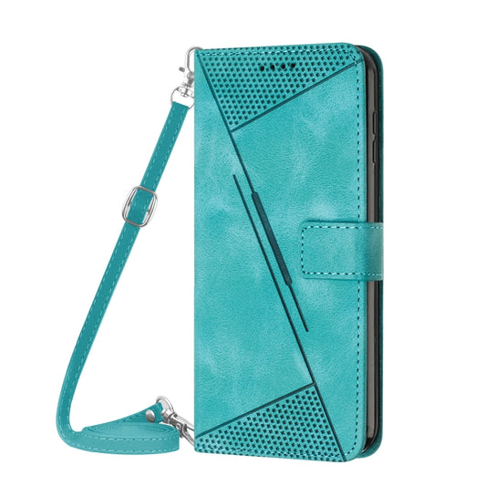 For OnePlus 13 Dream Triangle Leather Phone Case with Lanyard(Green) by buy2fix
