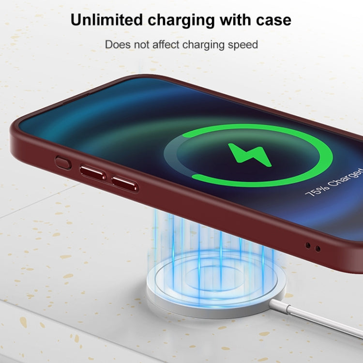 For iPhone 12 / 12 Pro Brilliant Series MagSafe Micro-frosted Anti-fingerprint PC Phone Case(Dark Blue) by buy2fix