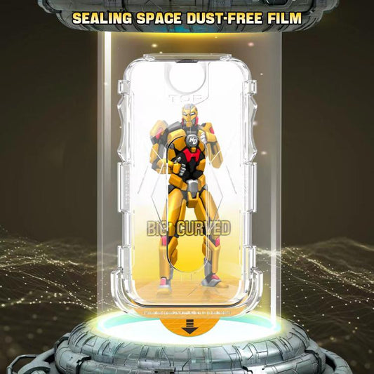 For iPhone Air Easy Install Dust-proof Armor Tempered Glass Film - iPhone Air Tempered Glass by buy2fix | Online Shopping UK | buy2fix