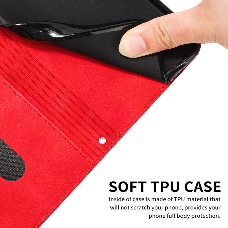 For Xiaomi Redmi Note 13 Pro 5G Dream Triangle Leather Phone Case with Lanyard(Red) - Xiaomi Cases by buy2fix | Online Shopping UK | buy2fix