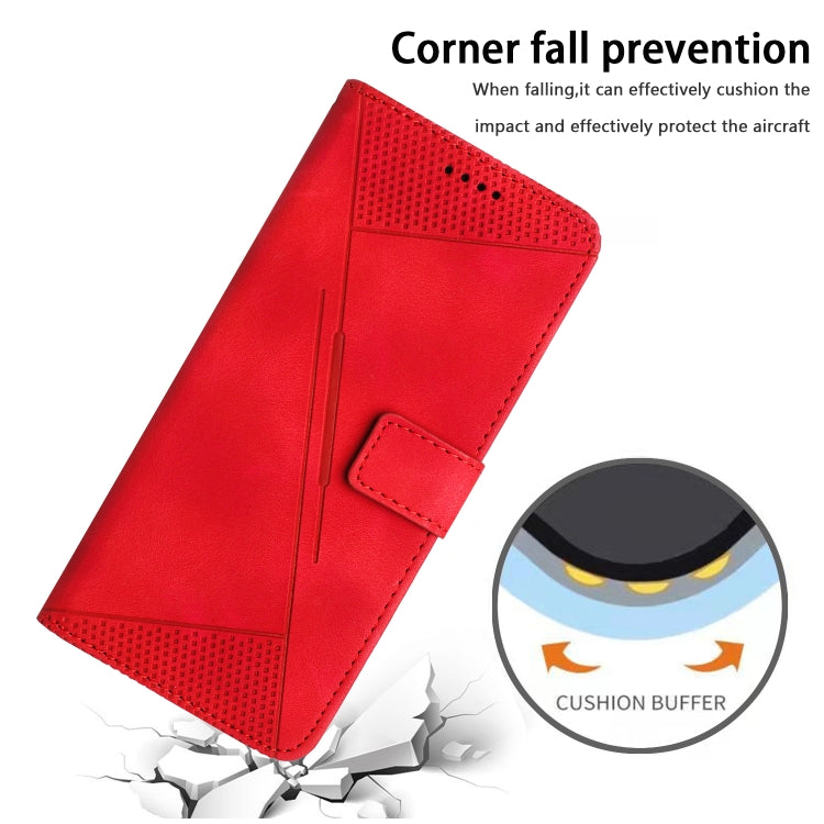 For Xiaomi Redmi Note 13 Pro 5G Dream Triangle Leather Phone Case with Lanyard(Red) - Xiaomi Cases by buy2fix | Online Shopping UK | buy2fix