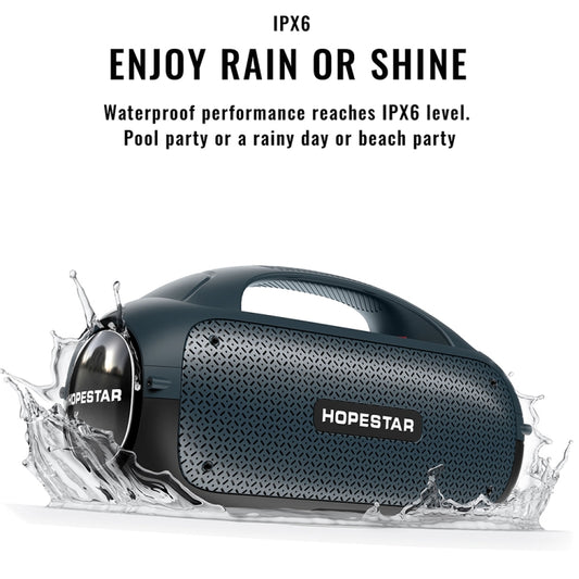 HOPESTAR A50 80W IPX6 Waterproof Portable Bluetooth Speaker Outdoor Subwoofer(Black) - Desktop Speaker by HOPESTAR | Online Shopping UK | buy2fix