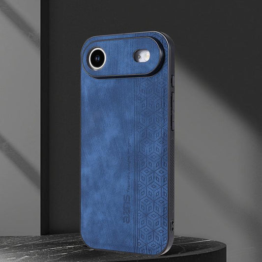 For iPhone Air AZNS 3D Embossed Skin Feel Phone Case(Sapphire Blue) - iPhone Air Cases by AZNS | Online Shopping UK | buy2fix