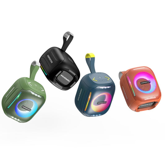 HOPESTAR Party 300mini IPX5 Waterproof Portable Bluetooth Speaker 360 Degree Stereo Outdoor Speaker(Army Green) - Waterproof Speaker by HOPESTAR | Online Shopping UK | buy2fix