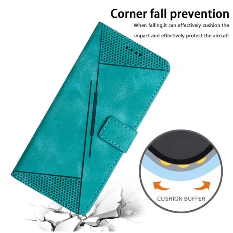 For Samsung Galaxy S20 FE Dream Triangle Leather Phone Case with Long Lanyard(Green) by buy2fix