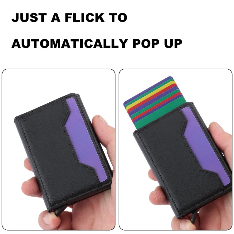 For iPhone 11 RFID Anti-theft Detachable Card Bag Leather Phone Case(Black) - iPhone 11 Cases by buy2fix | Online Shopping UK | buy2fix