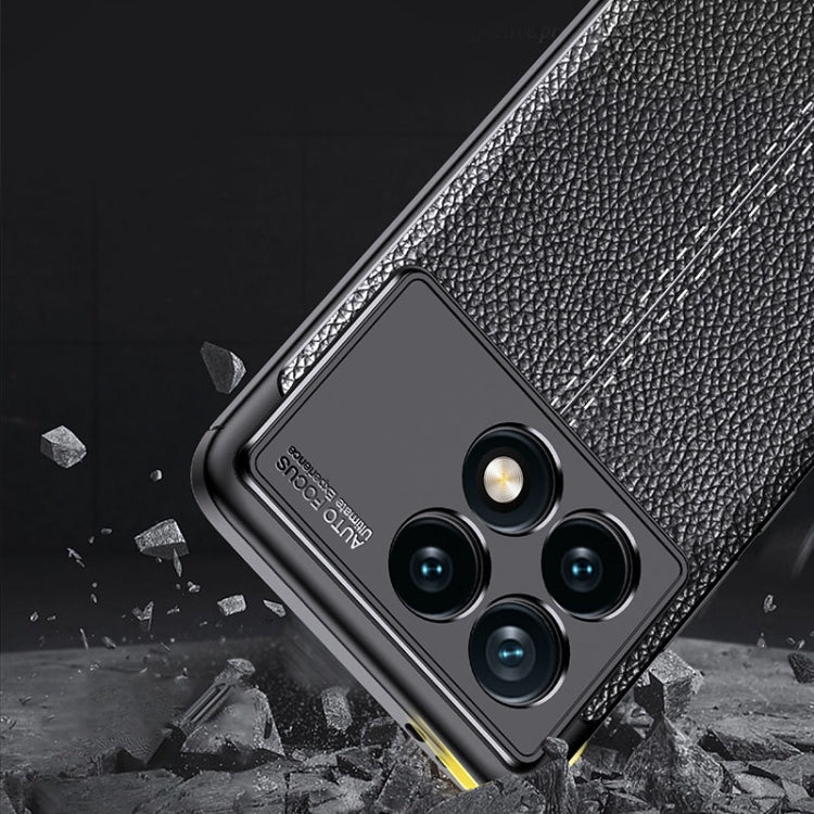 For Xiaomi Redmi K70 Pro Litchi Texture Shockproof TPU Phone Case(Black) - Xiaomi Cases by buy2fix | Online Shopping UK | buy2fix