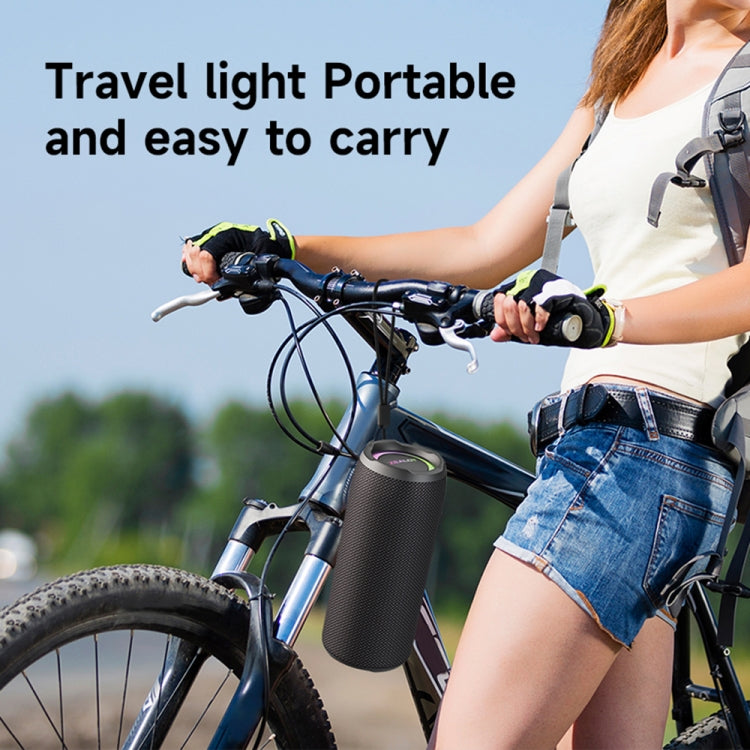 Zealot S49 Pro 20W Outdoor Portable Wireless Bluetooth Speaker with RGB Light(Black) by ZEALOT