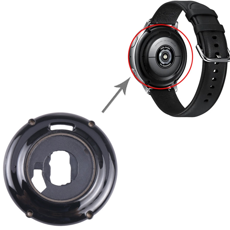 Original Rear Housing Cover For Samsung Galaxy Watch Active2 44mm SM-R820(Black) - Other Parts by buy2fix | Online Shopping UK | buy2fix