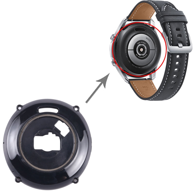 Original Rear Housing Cover For Samsung Galaxy Watch 3 41mm SM-R850(Black) - Other Parts by buy2fix | Online Shopping UK | buy2fix