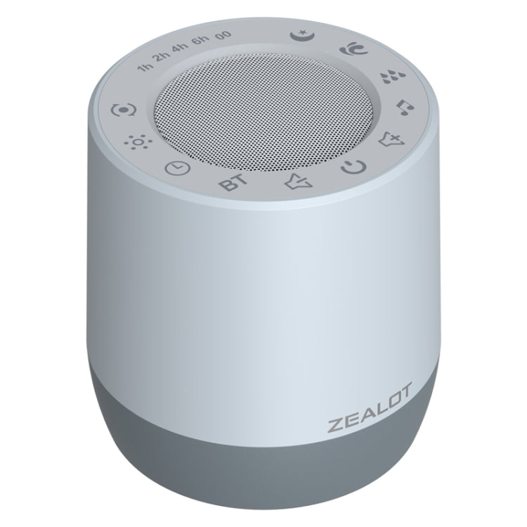 Zealot Z6 3 in 1 White Noise Sleep Aid Bluetooth Speaker with Night Light Function(White) - Desktop Speaker by ZEALOT | Online Shopping UK | buy2fix