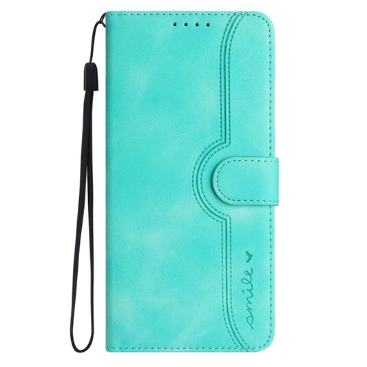 For Motorola Edge 5G 2024 Heart Pattern Skin Feel Leather Phone Case(Light Blue) by buy2fix