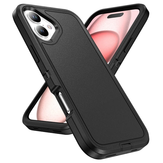 For iPhone 16 Plus Life Waterproof Rugged Phone Case(Black) by buy2fix