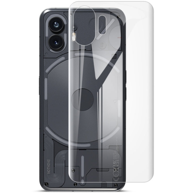 For Nothing Phone 2 2pcs imak Curved Hydrogel Film Pnone Back Protector - Nothing Tempered Glass by imak | Online Shopping UK | buy2fix