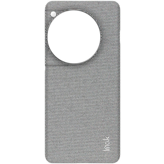 For OnePlus 12 5G imak Ruiyi Series Cloth Texture PU + PC Phone Case(Light Grey) by imak