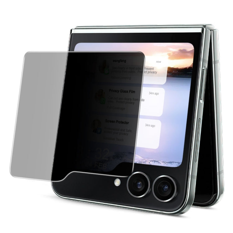 For Samsung Galaxy Z Flip6 / Flip7 FE imak HD Full Screen Anti-spy Tempered Glass Protective Film External Screen Version - Galaxy Z Flip6 5G Cases by imak | Online Shopping UK | buy2fix