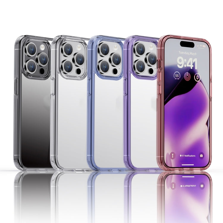 For iPhone 15 iPAKY Hanguang Series Transparent TPU+PC Phone Case(Transparent) - iPhone 15 Cases by iPAKY | Online Shopping UK | buy2fix